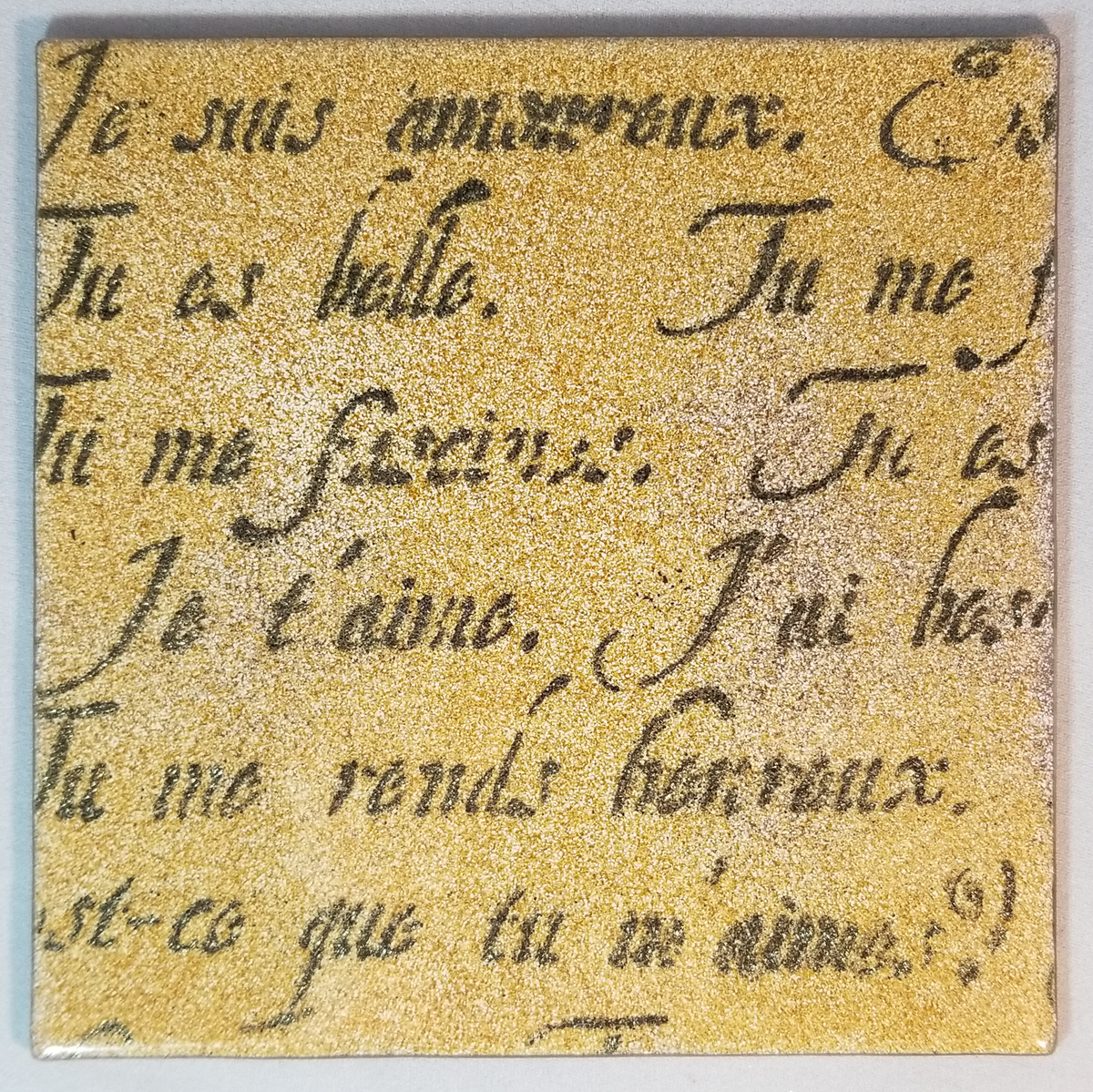 Gold Persian Writing